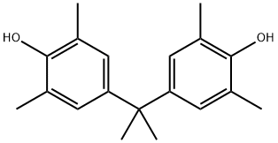 2,2-ビス(4-ヒドロキシ-3,5-ジメチルフェニル)プロパン 化学構造式
