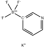 カリウム3-ピリジルトリフルオロボラート 化学構造式