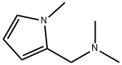 N,N-ジメチル(1-メチル-1H-ピロール-2-イル)メタンアミン 化学構造式
