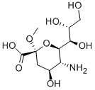 Methyl 5-Amino-3,5-didesoxy-D-glycero-β-D-galakto-2-nonulopyranosidonsure