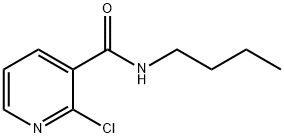 N-Butyl-2-chloronicotinamide 化学構造式