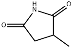 2-メチルスクシンイミド 化学構造式