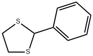2-苯基-1,3-二硫杂环戊烷, 5616-55-7, 结构式