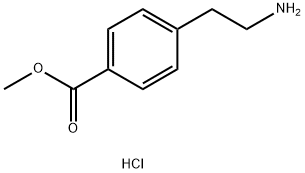 4-(2-アミノエチル)安息香酸メチル塩酸塩 化学構造式