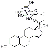Tetrahydro-11-deoxycortisol 21-Glucuronide Struktur