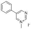 1-Methyl-5-phenylpyrimidiniumiodide Struktur