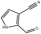 2-forMyl-1H-Pyrrole-3-carbonitrile Struktur