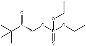 チオりん酸O,O-ジエチルS-[(tert-ブチルスルフィニル)メチル] 化学構造式