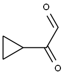 Cyclopropaneglyoxylaldehyde Struktur
