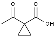 CYCLOPROPANECARBOXYLIC ACID, 1-ACETYL- Structure