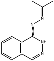 ACETONE PHTHALAZIN-1-YL-HYDRAZONE, 56173-18-3, 结构式