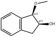 rel-2,3-ジヒドロ-1α*-メトキシ-1H-インドール-2α*-オール 化学構造式