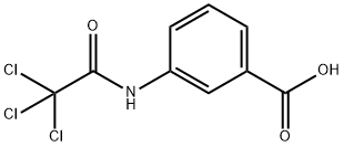 3-[(Trichloroacetyl)amino]benzoic acid Struktur
