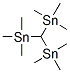 Methylidynetris(trimethylstannane) Struktur