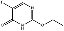 2-エトキシ-5-フルオロ-4-ピリミジノン 化学構造式