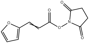 3-(2-FURYL)ACRYLIC ACID*N-HYDROXYSUCCINI MIDE ESTER 化学構造式
