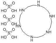 1,4,7,10,13,16-六氮杂环十八烷三硫酸盐, 56187-09-8, 结构式