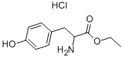 DL-酪氨酸乙酯,盐酸, 5619-08-9, 结构式