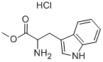 DL-色氨酸甲酯盐酸盐,5619-09-0,结构式
