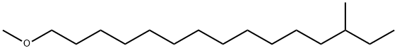 1-Methoxy-13-methylpentadecane Struktur