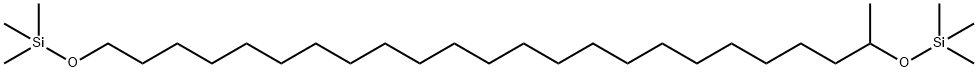 2,2,4,28,28-ペンタメチル-2,28-ジシラ-3,27-ジオキサノナコサン 化学構造式