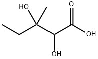 2,3-二羟基-3-甲基戊酸, 562-43-6, 结构式