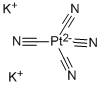 POTASSIUM TETRACYANOPLATINATE(II) Structure