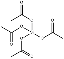 テトラアセトキシシラン 化学構造式