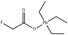 Fluoroacetic acid triethylplumbyl ester Structure