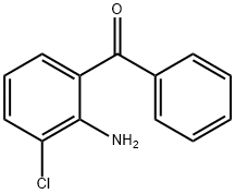 2-アミノ-3-クロロベンゾフェノン 化学構造式