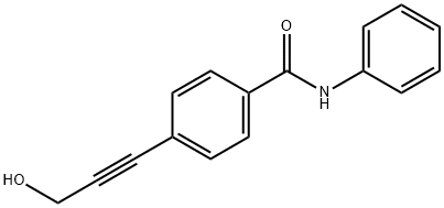 Benzamide, 4-(3-hydroxy-1-propynyl)-N-phenyl- (9CI)|