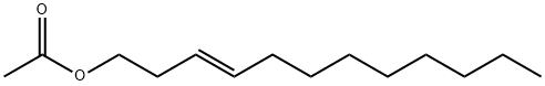 Acetic acid (E)-3-dodecenyl ester Struktur
