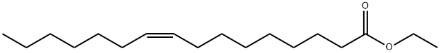 (Z)-9-ヘキサデセン酸エチル 化学構造式