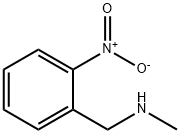 N-甲基-2-硝基苄胺 结构式