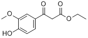 ETHYL 3-(4-HYDROXY-3-METHOXYPHENYL)-3-OXOPROPANOATE Structure