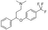 3-(4-(TRIFLUOROMETHYL)PHENOXY)-N,N-DIMETHYL-3-PHENYLPROPAN-1-AMINE Struktur