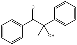 ALPHA-HYDROXY-ALPHA-METHYLBENZYL PHENYL KETONE Structure