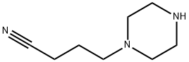 1-Piperazinebutanenitrile(9CI) 化学構造式