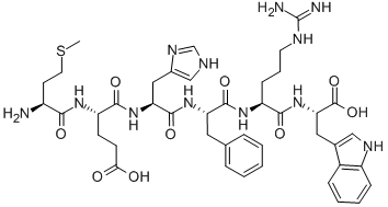 促肾上腺皮质激素肽4-9, 56236-83-0, 结构式