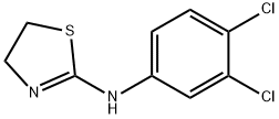 (3,4-DICHLORO-PHENYL)-(4,5-DIHYDRO-THIAZOL-2-YL)-AMINE Struktur