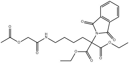 2-[4-[[(Acetyloxy)acetyl]amino]butyl]-2-(1,3-dihydro-1,3-dioxo-2H-isoindol-2-yl)propanedioic acid diethyl ester|