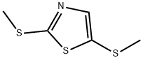 2,5-ビス(メチルチオ)チアゾール 化学構造式