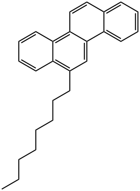 6-Octylchrysene Struktur