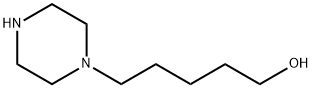 1-Piperazinepentanol(7CI,8CI,9CI),5625-65-0,结构式
