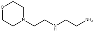 N-[2-(4-吗啉基)乙基]乙二胺,5625-80-9,结构式