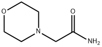 モルホリノアセトアミド 化学構造式