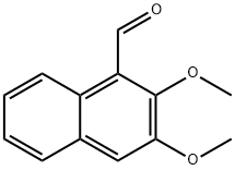 2,3-二甲氧基-1-萘醛, 56252-09-6, 结构式