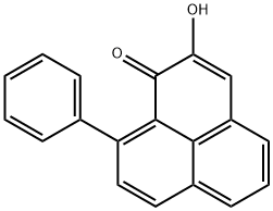 2-羟基-9-苯基-1H-萘嵌苯-1-酮, 56252-32-5, 结构式