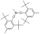 双(2,6-二叔丁基-4-甲基苯氧基)甲基铝(0.4MOL/L的甲苯溶液), 56252-55-2, 结构式