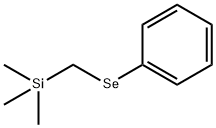 三甲基(苯基硒代甲基)硅烷, 56253-60-2, 结构式